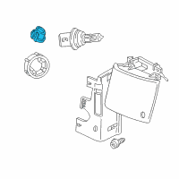 OEM Dodge B150 INSULAT0R Pkg-- Head Lamp 3-Way, Hi-Low Diagram - 4439078