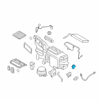 OEM 2014 Lincoln MKX Mode Motor Diagram - 7T4Z-19E616-B