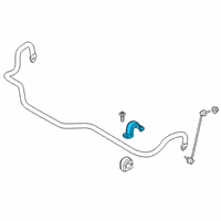 OEM 2020 BMW i8 Stabilizer Support Diagram - 31-30-6-869-199