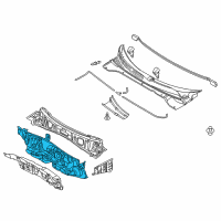 OEM 2017 Kia Soul Panel Complete-Dash Diagram - 64300B2500