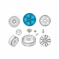 OEM 2004 Dodge Stratus Wheel Disc Diagram - MR641138