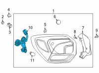 OEM Buick Encore GX Socket & Wire Diagram - 42713201