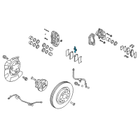 OEM 2011 Hyundai Genesis Coupe Spring-Pad Diagram - 58144-2M700