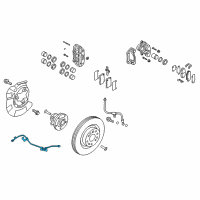 OEM 2014 Hyundai Genesis Coupe Cable Assembly-ABS.EXT, LH Diagram - 59810-2M000