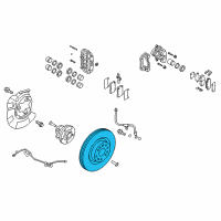 OEM 2014 Hyundai Genesis Coupe Disc-Front Wheel Brake Diagram - 51712-2M000