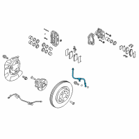 OEM Hyundai Hose-Brake Front, RH Diagram - 58732-2M000