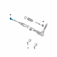 OEM 2008 Ford F-150 Outer Tie Rod Diagram - 4L3Z-3A130-CA