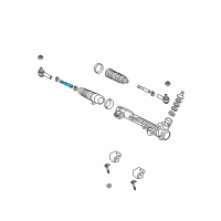 OEM 2008 Ford F-150 Inner Tie Rod Diagram - 6L3Z-3280-B