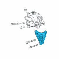 OEM Jeep Gladiator Bracket-Alternator Diagram - 5281455AA