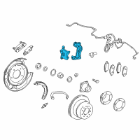 OEM Toyota Land Cruiser Caliper Diagram - 47830-60080