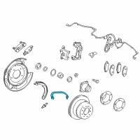 OEM 2015 Toyota Land Cruiser Brake Hose Diagram - 90947-02G66