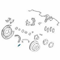 OEM 2012 Toyota Prius V Adjust Screw Diagram - 47405-30040