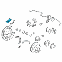 OEM Lexus Block Sub-Assembly Diagram - 46505-0C010