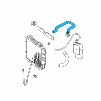 OEM 2005 Jeep Wrangler Hose-Radiator Diagram - 52080030AD