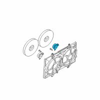 OEM 2005 Nissan Quest Motor Assy-Fan Diagram - 21482-5Z000