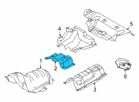 OEM 2020 Ford Escape SHIELD Diagram - LX6Z-7811435-A