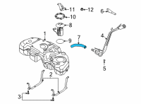 OEM 2021 Ford Escape HOSE - FILLER PIPE Diagram - LX6Z-9047-B