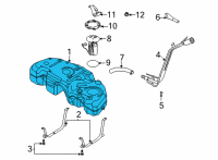 OEM 2021 Lincoln Corsair TANK ASY - FUEL Diagram - LX6Z-9002-R