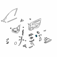 OEM Acura TSX Switch Assembly, Remote Control Mirror Diagram - 35190-TL2-A01