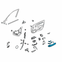 OEM Arm Rest (Gray) Diagram - 83552-TK4-A03ZA