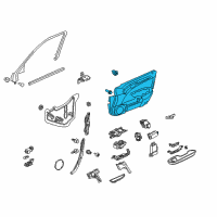 OEM Acura TL Bse Left, Front Door (Umber Tan) Diagram - 83551-TK4-A13ZD