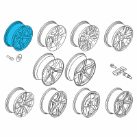 OEM 2015 BMW Z4 Light Alloy Rim Diagram - 36-11-6-785-240