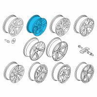 OEM 2015 BMW Z4 Light Alloy Rim Diagram - 36-11-6-785-248