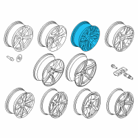 OEM 2015 BMW Z4 Light Alloy Rim Diagram - 36-11-6-785-250