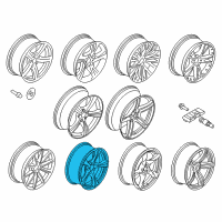 OEM 2015 BMW Z4 Light Alloy Rim Diagram - 36-11-6-782-905