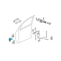 OEM Pontiac Door Check Diagram - 15861661