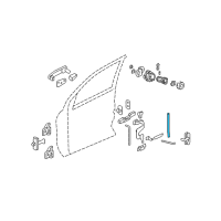 OEM Pontiac Lock Rod Diagram - 19120324