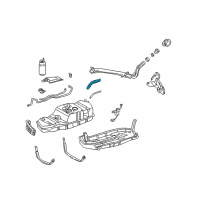 OEM 2002 Toyota Sequoia Fuel Tank Filler Diagram - 77213-0C020