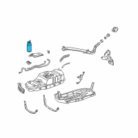 OEM Toyota Previa Fuel Pump Diagram - 23221-32020