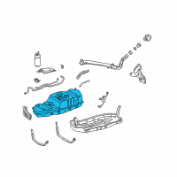 OEM 2004 Toyota Sequoia Fuel Tank Diagram - 77001-0C020