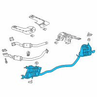OEM 2014 Chrysler 300 Resonator-Exhaust Diagram - 4578954AK
