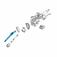 OEM 2016 Chevrolet Camaro Upper Shaft Diagram - 23321277