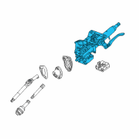 OEM 2021 Chevrolet Camaro Steering Column Diagram - 84533021