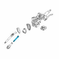 OEM 2022 Chevrolet Camaro MID Intermediate Steering Shaft Assembly Diagram - 84143063