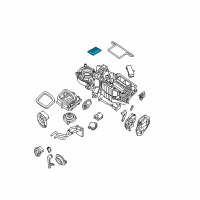 OEM Nissan Xterra Air Filter Diagram - 27274-9CH0A