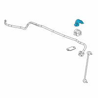 OEM Acura ILX BRACKET, STABILIZER HOLD Diagram - 51308-TR7-A00