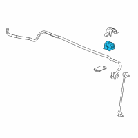 OEM Honda Civic Bush, Front Stabilizer Holder Diagram - 51306-TR0-A51