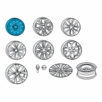 OEM Chrysler 200 Steel Wheel Diagram - 4726199AB