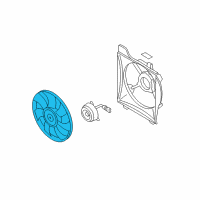 OEM 2010 Kia Rio Fan-Cooling Diagram - 252311G320