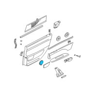 OEM 2000 Cadillac Catera Lamp, Tail Diagram - 9193425