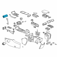 OEM 2008 Buick Enclave Dash Control Unit Diagram - 15109352