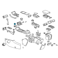 OEM GMC Acadia Limited Seat Heat Switch Diagram - 25820332