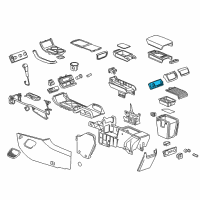 OEM 2012 GMC Acadia Dash Control Unit Diagram - 15881863