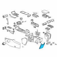 OEM 2011 GMC Acadia Rear Panel Diagram - 20925377