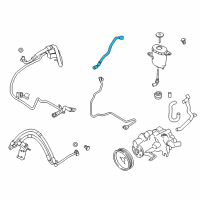 OEM BMW 550i GT xDrive Radiator Return Line Diagram - 32-41-6-799-883