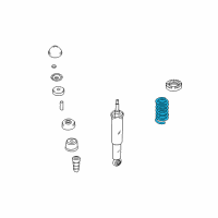 OEM 2002 Hyundai Santa Fe Spring-Rear Diagram - 55350-26910--DS